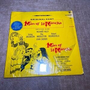 Man of La Mancha original cast vintage vinyl record from 1973